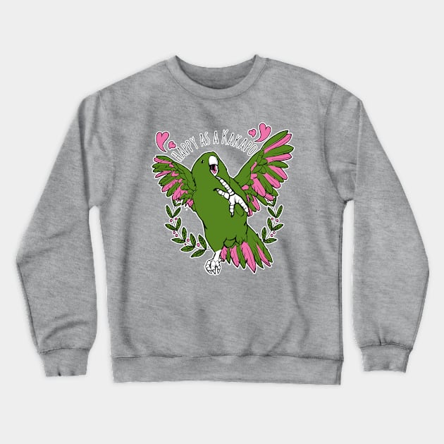 Kakapo - fat parrot dance Crewneck Sweatshirt by avogel